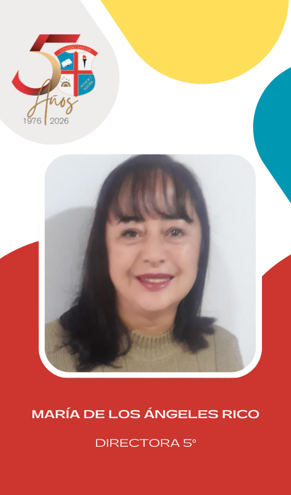María de los Ángeles Rico, integrante de preescolar y primaria del Colegio San Luis