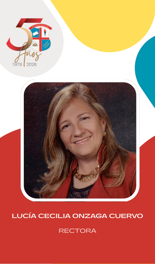 Lucía Cecilia Onzaga Cuervo, rectora del Colegio San Luis