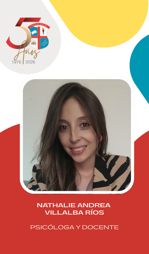 Nathalie Andrea Villalba Ríos, integrante de directivos y administrativos del Colegio San Luis