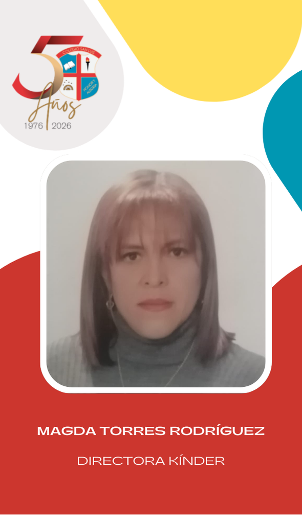Magda Torres Rodríguez, integrante de preescolar y primaria del Colegio San Luis